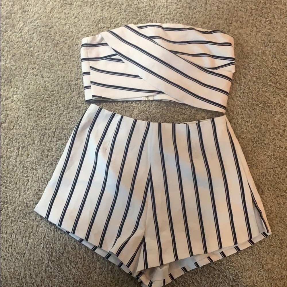 2 piece shorts and top